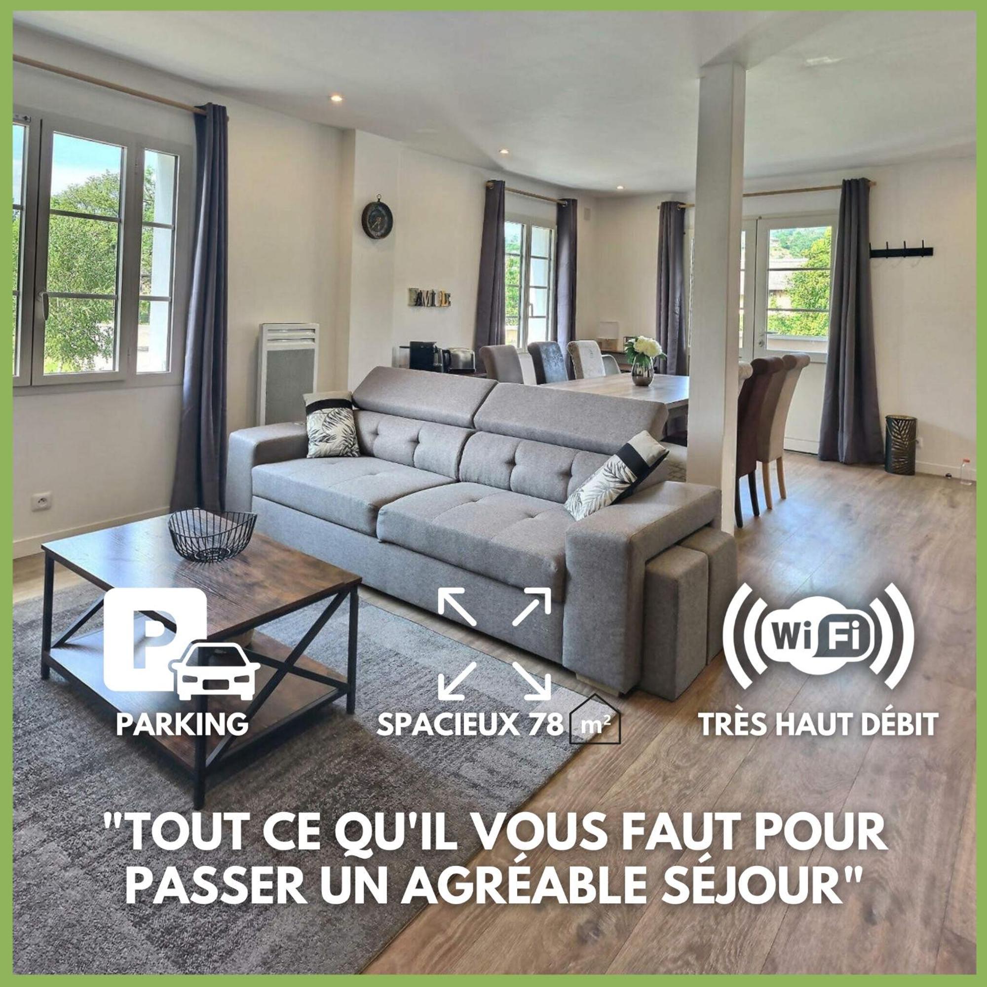 Superbe, T3 Spacieux 78 M2, Neuf, Parking, Balcon Gerde Eksteriør billede